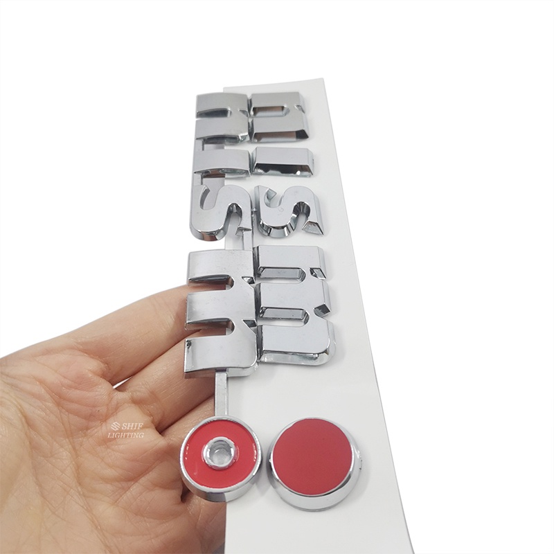 FENDER 1 x Miếng Dán Trang Trí Xe Hơi Hình Chữ Cái 3D ABS NISMO Thay Thế Cho NISSAN NISMO