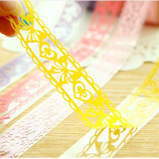 Băng keo hoa văn trang trí handmade.