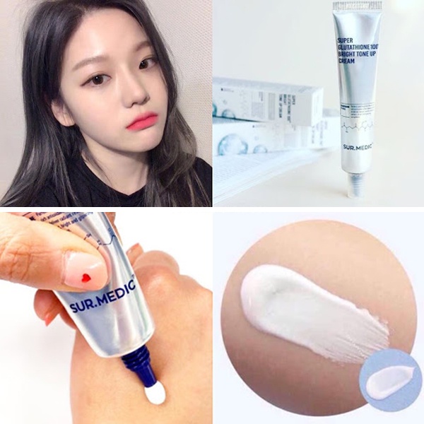 Kem Dưỡng Nâng Tông & Trắng Da Sur.Medic Super Glutathione 100™ Bright Tone Up Cream 40ml