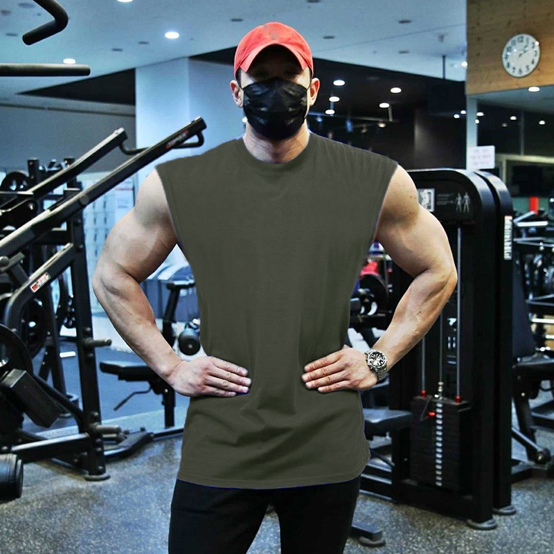 Áo Ba Lỗ Lưới Thể Thao Thấm Hút Mồ Hôi Nhanh Dành Cho Nam