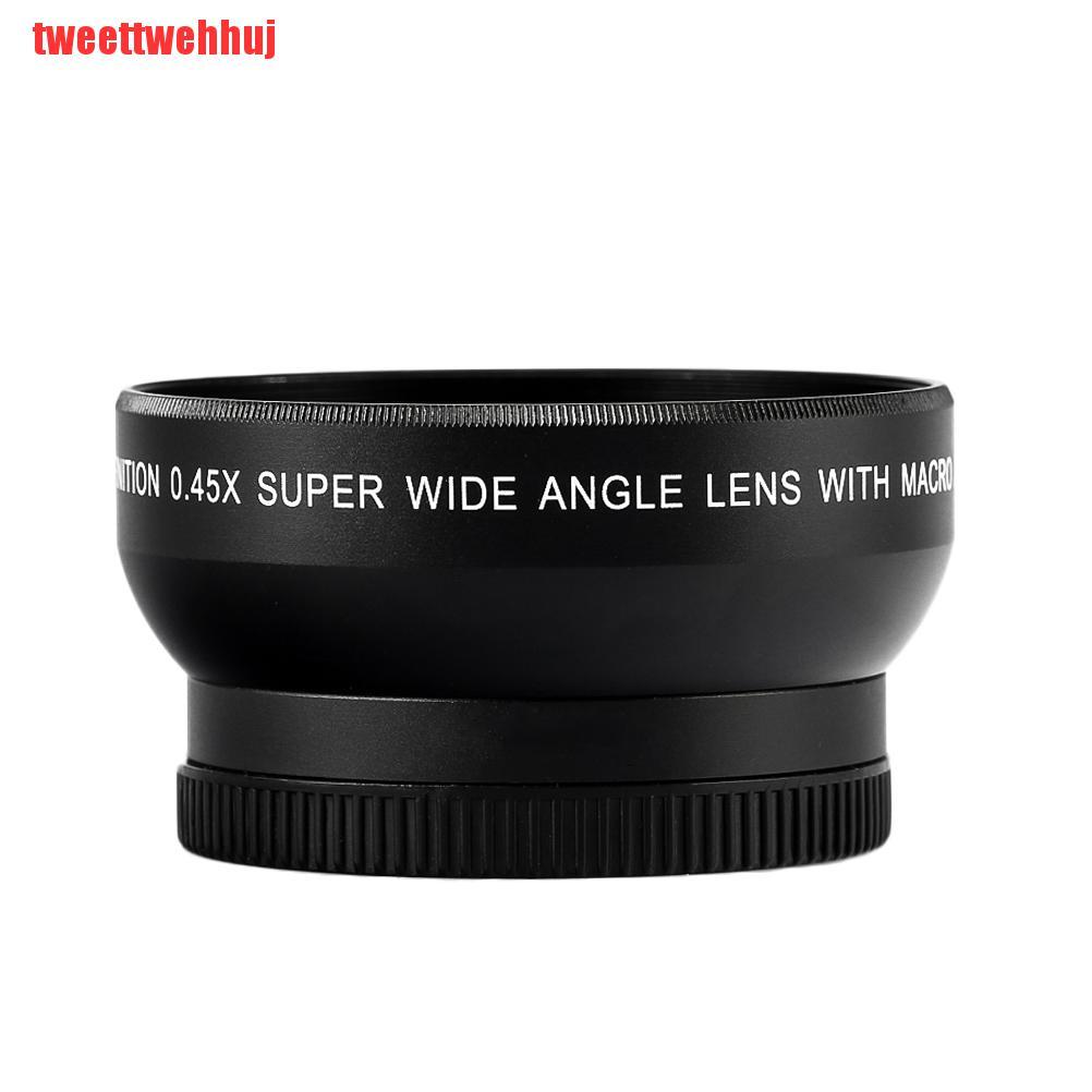 Ống Kính Góc Siêu Rộng 52mm Hd 0.45x Cho Canon Nikon Sony Pentax