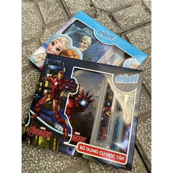 Bộ dụng cụ học tập cho bé(nv elsa và siêu nhân)