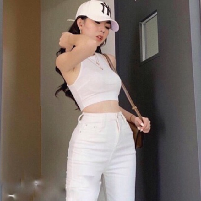 Áo ba lỗ cổ 3 phân