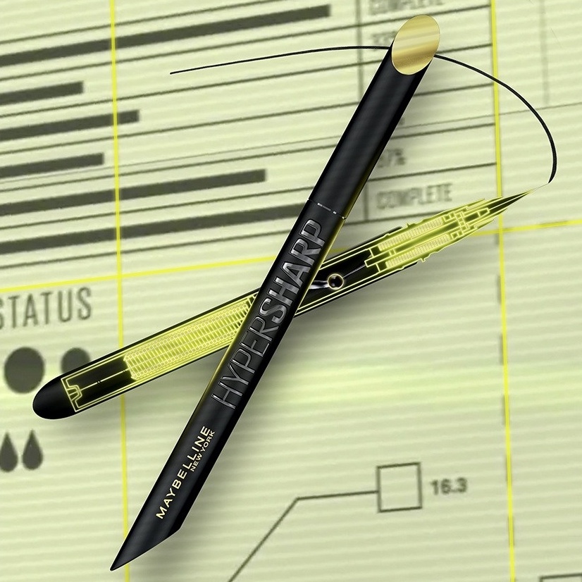 Bút Kẻ Mắt Nước Maybelline Sắc Mảnh BK1 Đen Sắc Sảo Hyper Sharp Liner 36h 0.4g