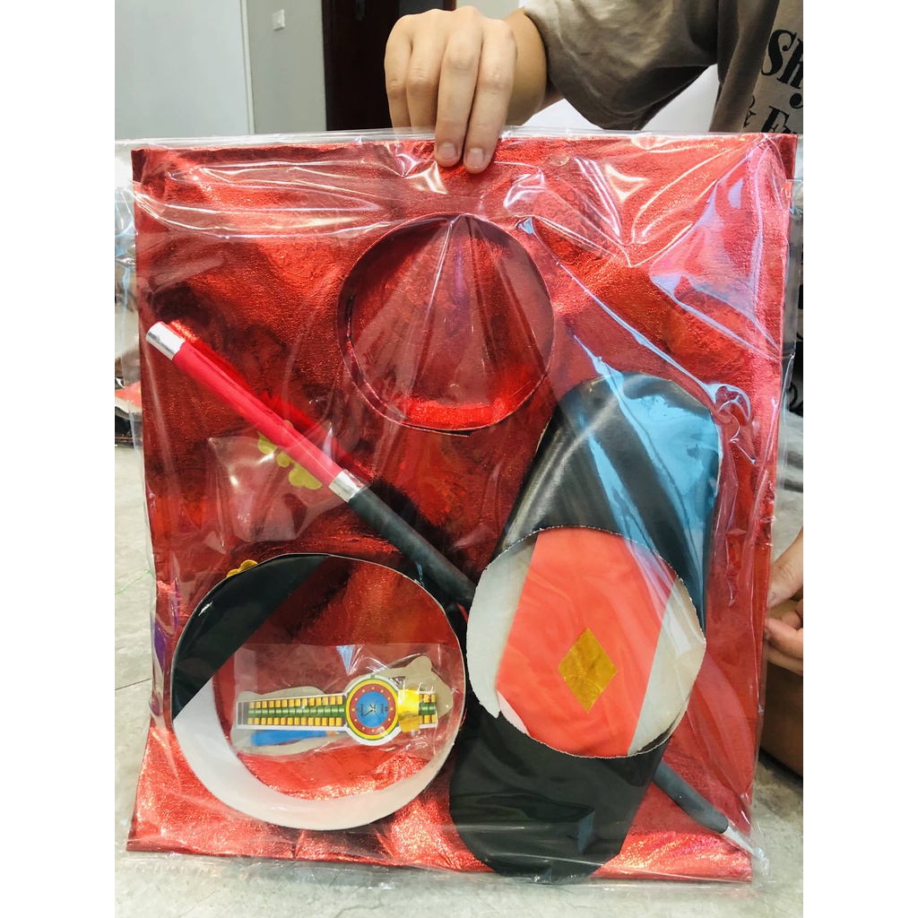 Quần áo vàng mã cụ ông cụ bà giấy gấm ánh , hàng 3 tờ (đã xếp sẵn đồ khách chỉ việc bán )