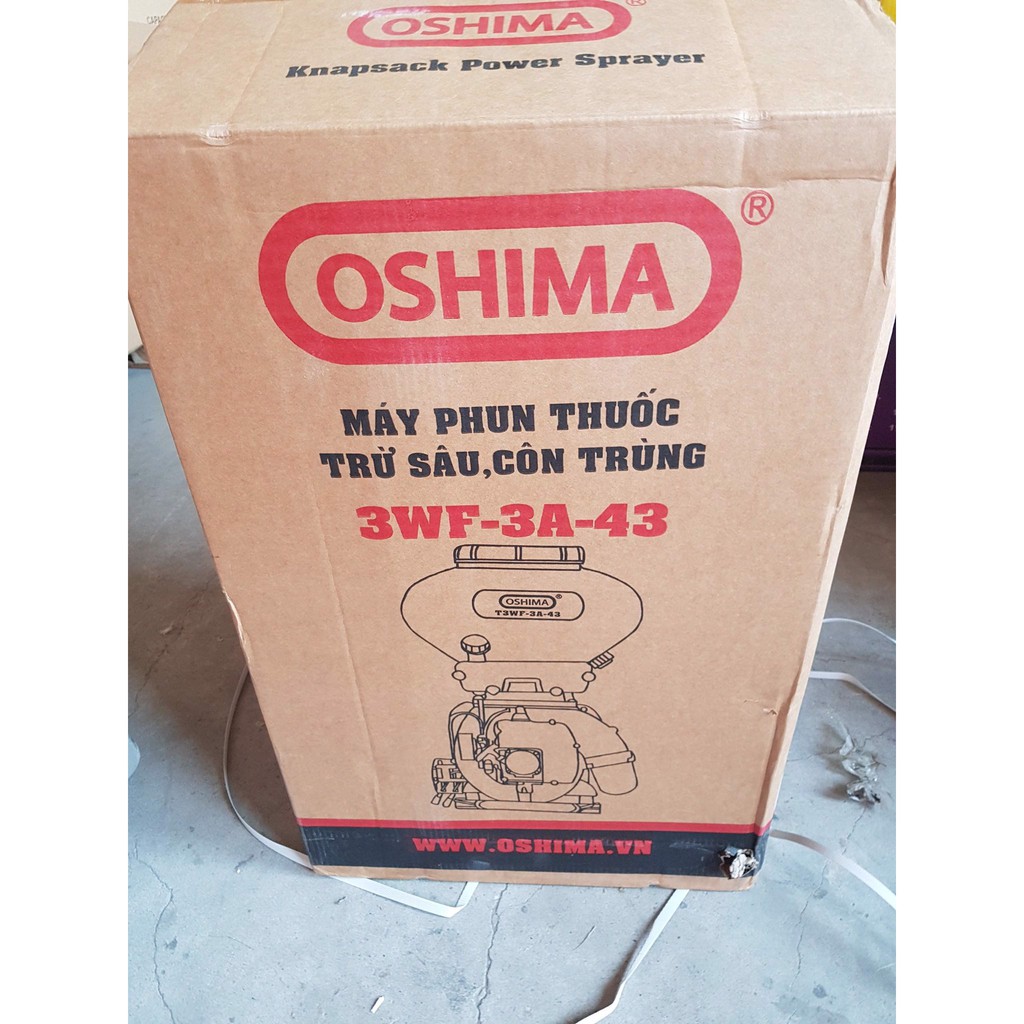 Máy xạ phân Oshima 3WF-3A-43   3 chức năng , máy phun thuốc khử trùng dịch bệnh ĐẠI HẠ GIÁ