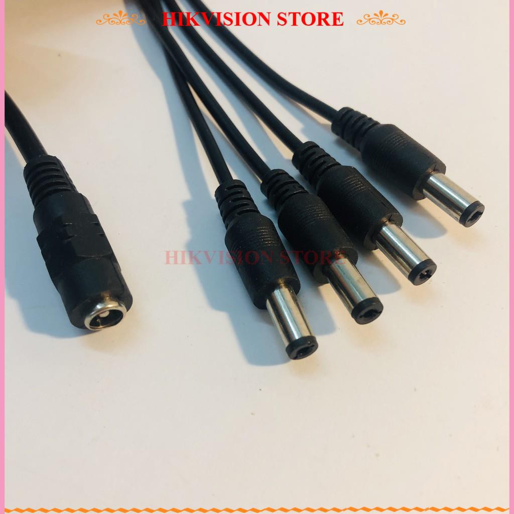 Dây chia nguồn Camera 1 ra 4,cáp chia nguồn camera
