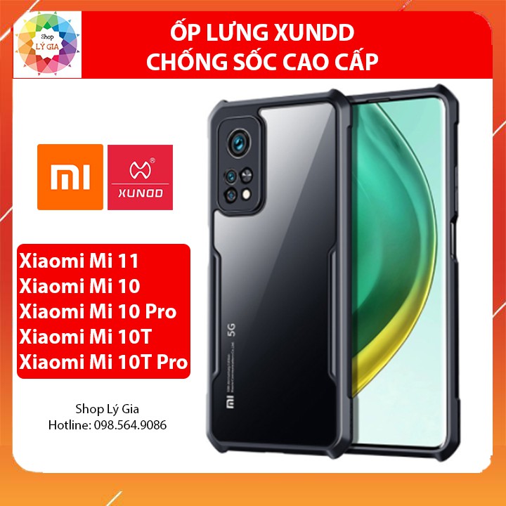 Ốp chống sốc XUNDD cho Xiaomi Mi 10T / Mi 10T Pro / Mi 10 / Mi 10 Pro