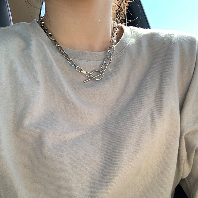 Vòng cổ choker có mặt hình học đơn giản thời trang cho nữ