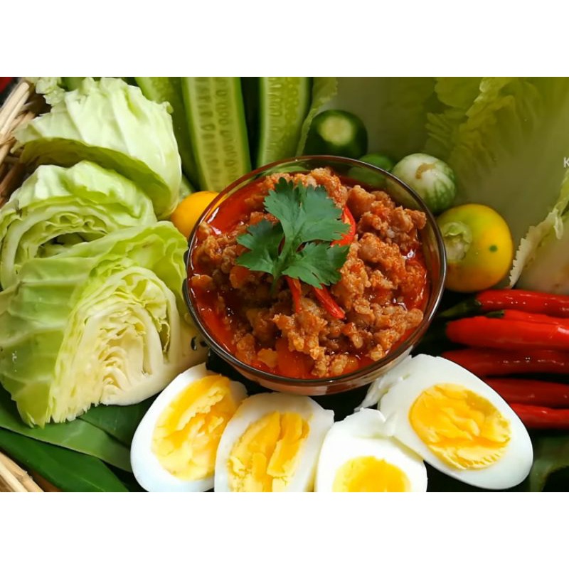 [Lobo Thái] Gia vị Sốt mỳ ý - Thịt bầm 50g Nam Prik Ong Seasoning Paste for Spicy Northern Thai Pork with Tomato