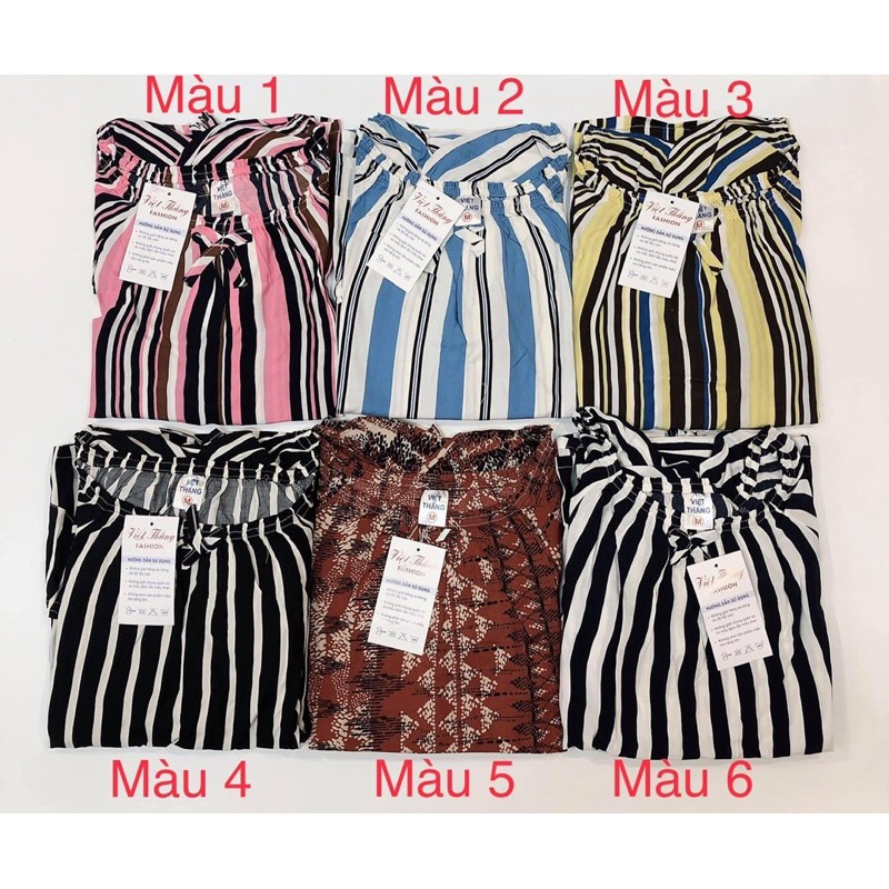 Bộ lanh (Royan) lửng chun cổ chất lanh chuẩn đẹp VT