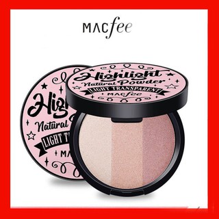 Phấn Tạo Khối 3 Màu Macfee Light Transparent MAC04