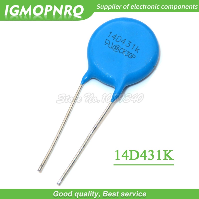 Bộ 10 Linh Kiện Điện Tử 14D151K 14D201K 14D220K 14D221K 14D270K 14D431K 14D470K 14D471K 14D561K 14D621K 14D680K 14D821K