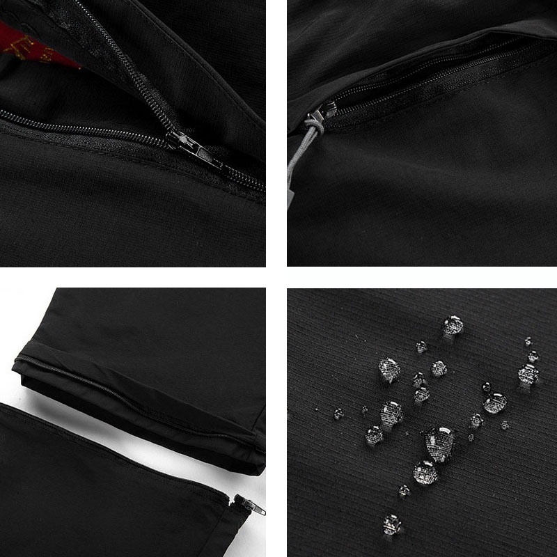 _Outdoor Quần Dài Thể Thao Cắm Trại Leo Núi Nhanh Khô Chống Thấm Nước Seluar Cho Nam