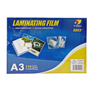 Màng Ép Plastic Khổ A3 [ 31 x 43 cm ] 80mic Hiệu Yidu Chính Hãng