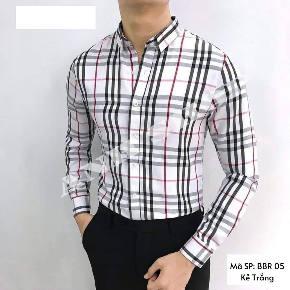 Áo sơ mi nam dài tay BBR kẻ nhiều màu,chất cotton thoáng mát, không nhăn, không bai xù, Hàng Cao Cấp | BigBuy360 - bigbuy360.vn