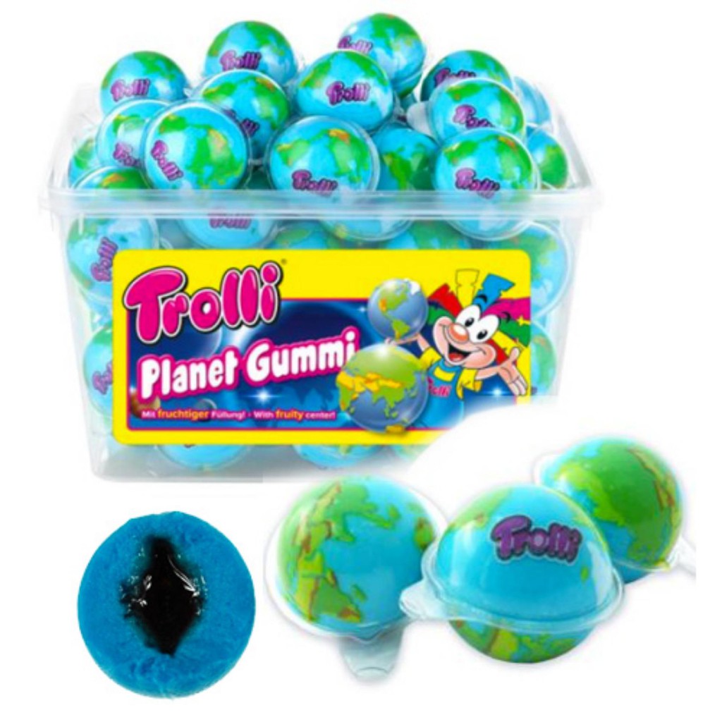 Lẻ 1 viên Kẹo dẻo Trolli Planet Gummi - Đức