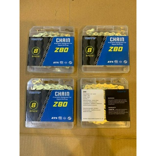 Sên xích mạ vàng toopre z80 8 speed dùng cho xe đạp