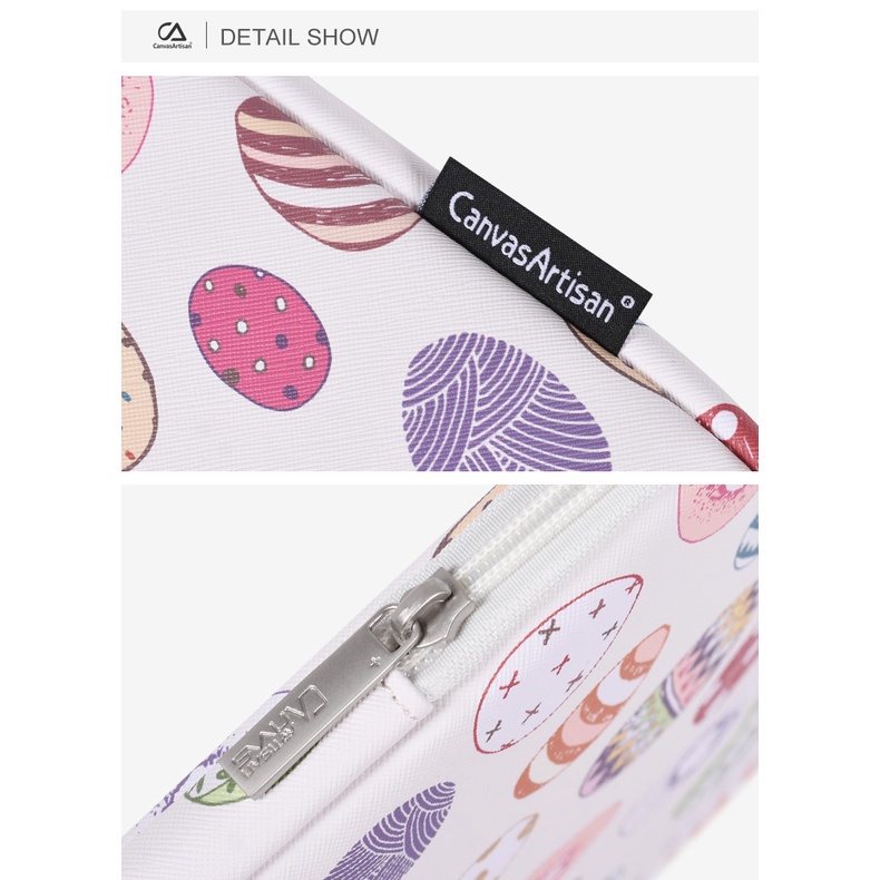 CanvasArtisan Túi da chống nước hình trứng phục sinh thích hợp cho laptop Acer Dell Matebook Air Pro 11/ 12/ 13/ 14/ 15 inch