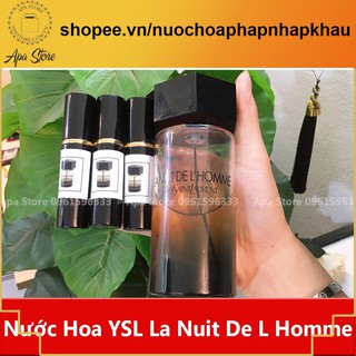 Nước Hoa Nam YSL Lanuit L'homme Dung Tích 5ml 10ml [cam kết hàng chuẩn]