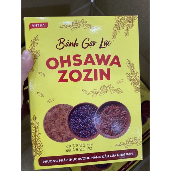 BÁNH GẠO LỨT OHSAWA ZOZIN 125G