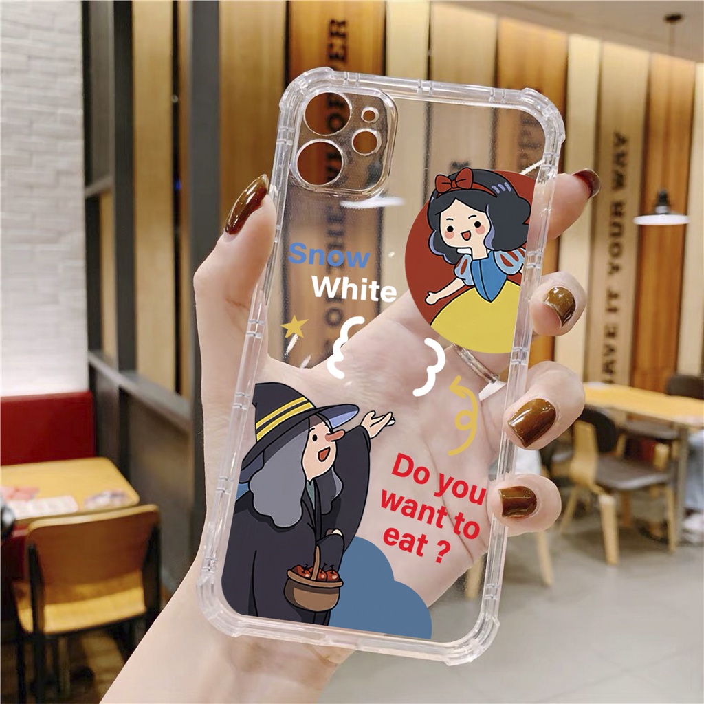 Ốp lưng iphone phù thủy và bạch tuyết trong suốt case 14plus 14 pro max 13 12 promax 11 mini 6 6s 7 8 plus x xr xs Se