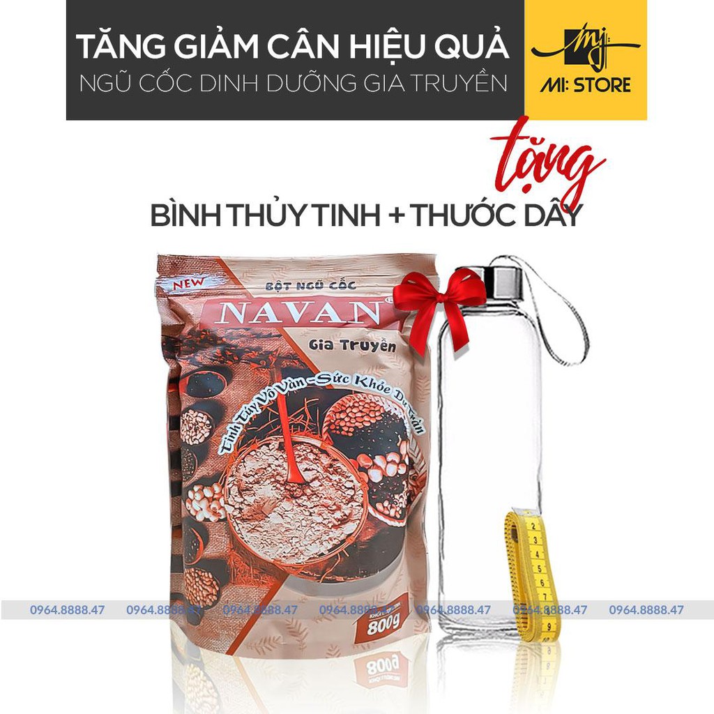 [MUA 1 TẶNG 2] Bột Ngũ Cốc Tăng, Giảm Cân Navan, Sáng Da, Đẹp Dáng, Tăng Cường Sức Khỏe.