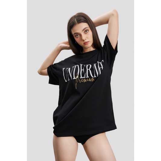 Áo thun cotton UNDERME in tráng gương - UNC001