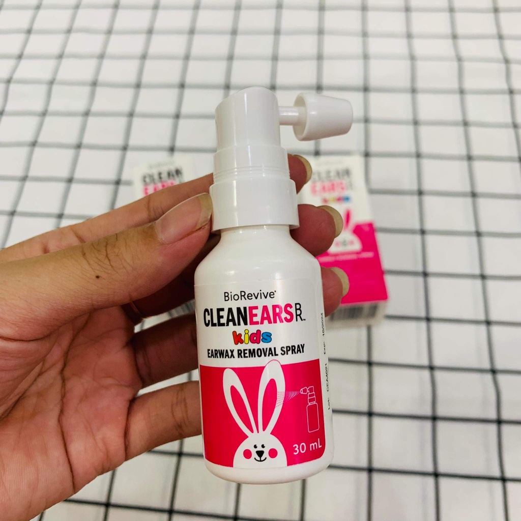 [Úc] Xịt tan ráy tai Clean Ears Kids 30ml