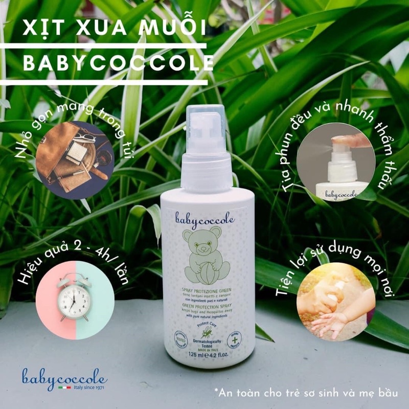 Xịt chống muỗi/ Kem chống muỗi/ Bút chấm giảm sưng Babycoccole