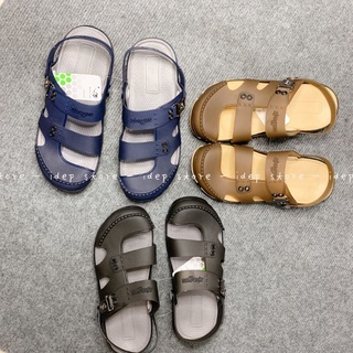 Giày bít mũi đi mưa unisex 3 quai IDEP - Dép sục nhựa nam nữ siêu bền - GL020