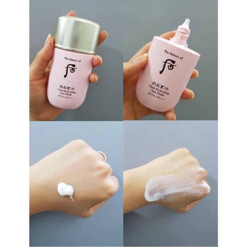 Kem chống nắng Whoo hồng Vital Hydrating Sun Fluid