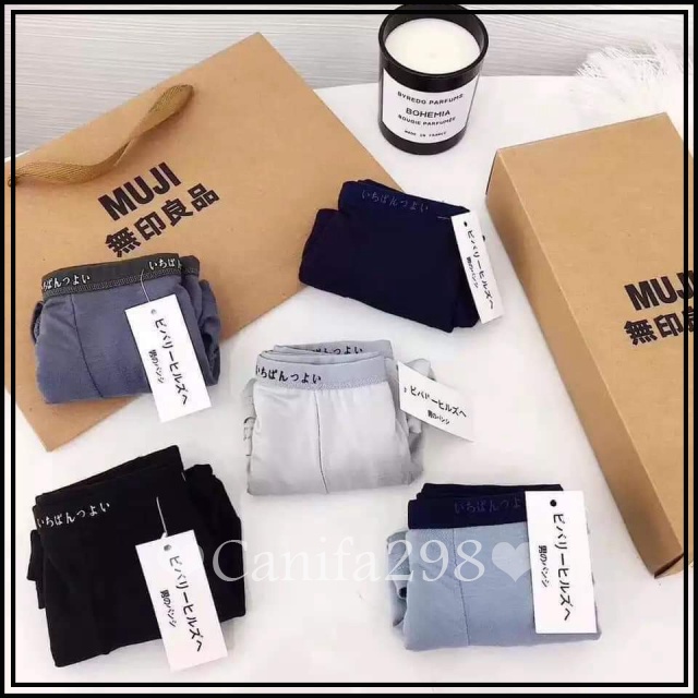 Hộp 5 quần sịp chéo Nam cotton