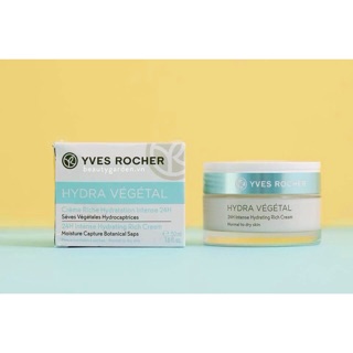 [Chính Hãng] Kem dưỡng ẩm sâu yves rocher Hydra Vegetal 24h 50ml