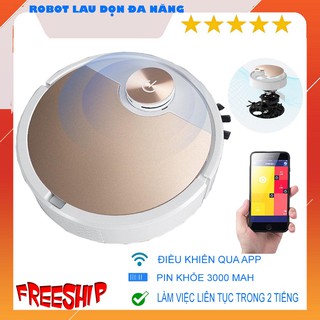 (GIÁ CỰC SỐC) Robot Hút Bụi, Robot Hút Bụi Lau Nhà, Robot Thông Minh, cài app thông minh, hẹn giờ lau hút bụi, E.S06!