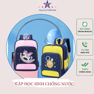 Cặp đi học chống nước chống gù cho bé gái bé trai cấp 1 cấp 2, balo đi học cho bé tiẻu học