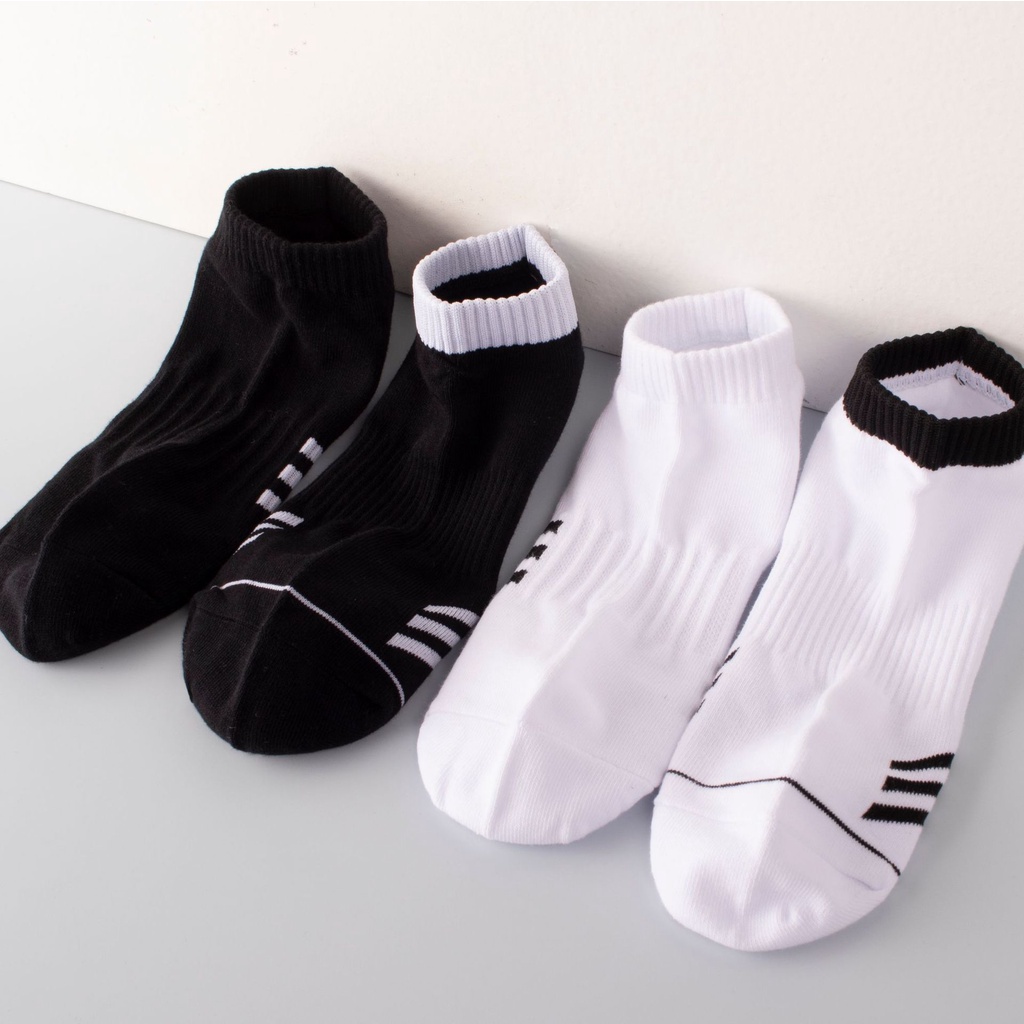 Đôi Vớ cotton Thấm Hút Mồ Hôi Thiết Kế Đơn Giản Thời Trang Xuân Hè Mới Cho Nam