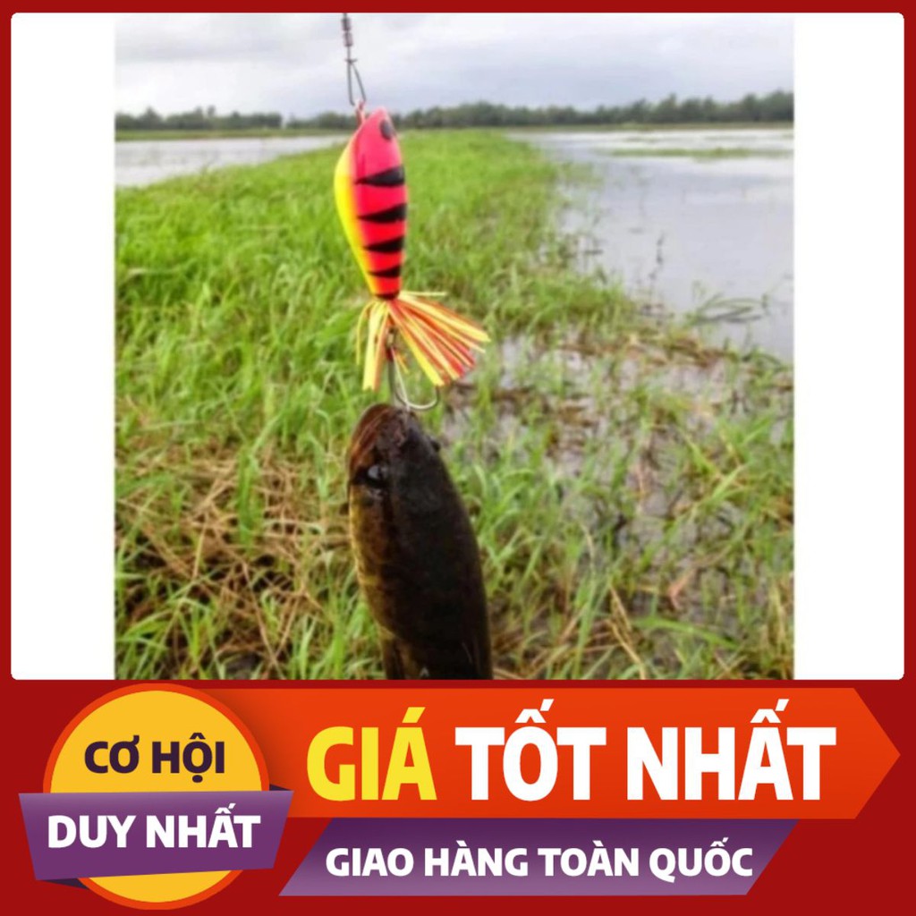 💥💧[SIÊU HOT] Mồi Gỗ Giả Nhái Câu Cá Quả Hàng Thái Lan (có chống vướng) [GIÁ RẺ]💥💧