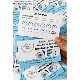 IN CARD VISIT- PHIẾU TÍCH ĐIỂM☘️