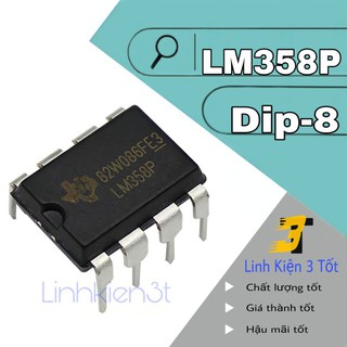 Ic khuếch đại thuật toán lm358p lm358 dip-8 chân chính hãng