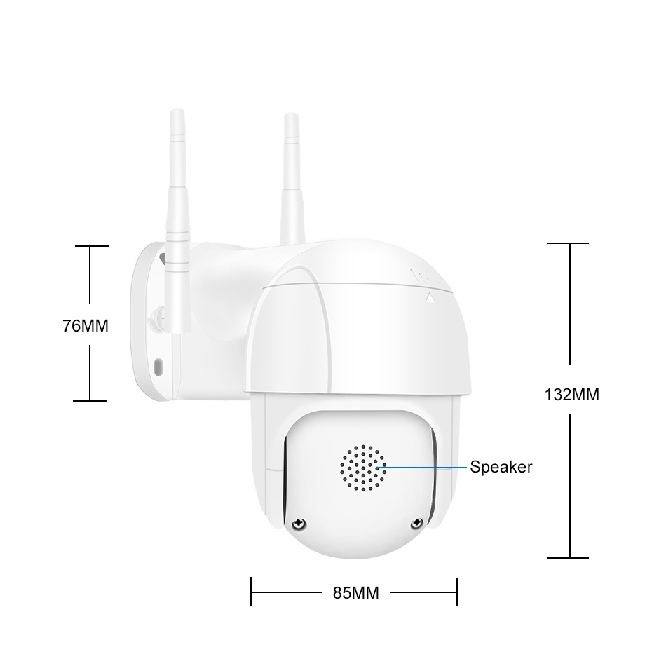 Camera xoay 360 độ ngoài trời,toàn cảnh - Camera Hình Cầu Chống Nước Xoay 360 Độ 1920x1080P Siêu Nét