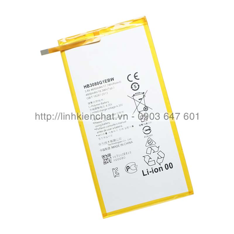 Pin Huawei MediaPad T1 S8 - T701U T1 - A21L 4800mAh Zin - Hàng nhập Khẩu