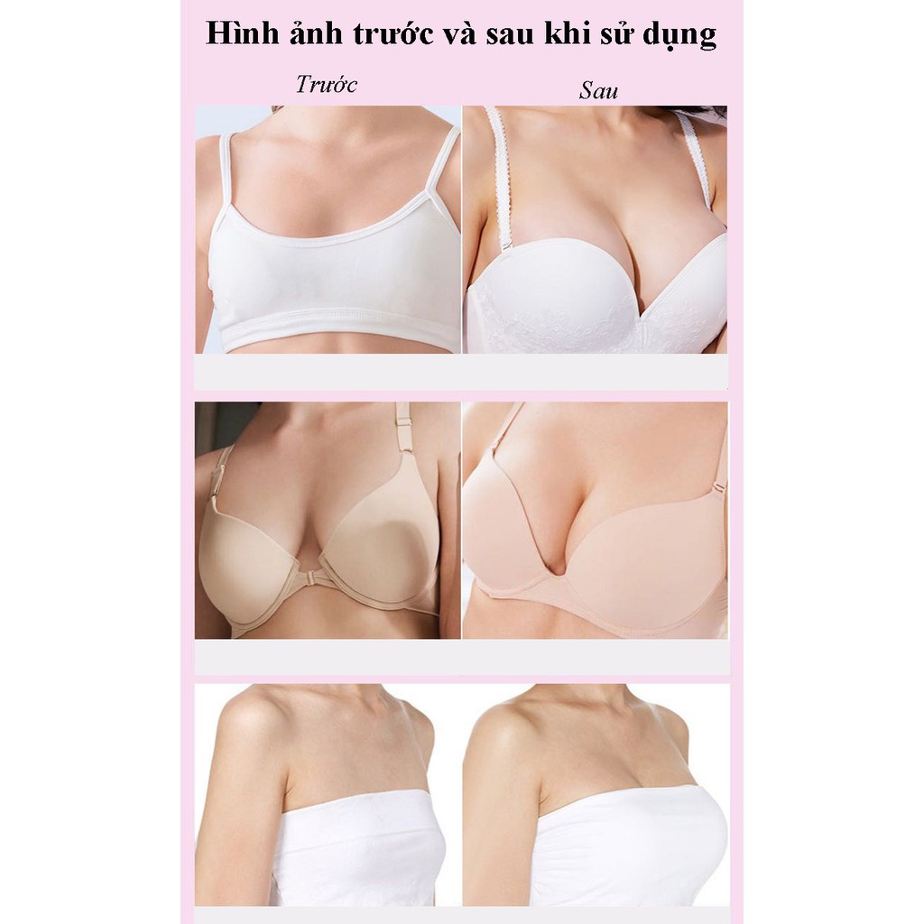 ✔️ [Bảo Hành 1 Đổi 1] Đai Massage Ngực Nâng Ngực Hiệu Quả Có Tia Hồng Ngoại