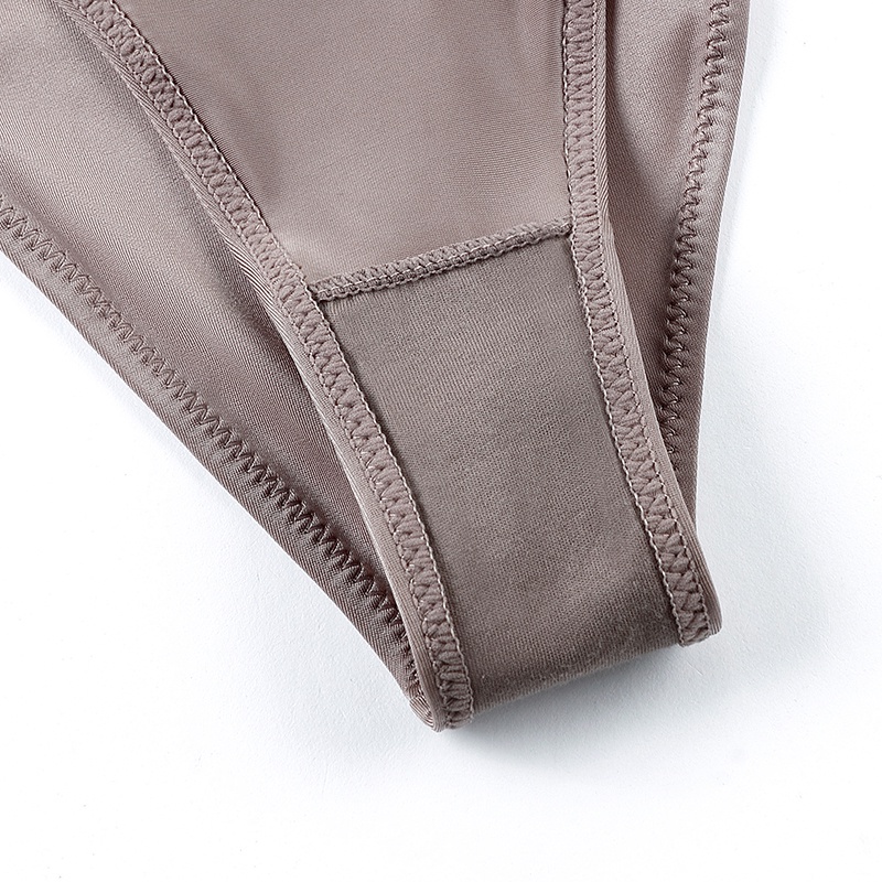 Quần lót ECMLN phong cách bikini lưng thấp kiểu kẻ sọc không lộ viền quyến rũ cho nữ