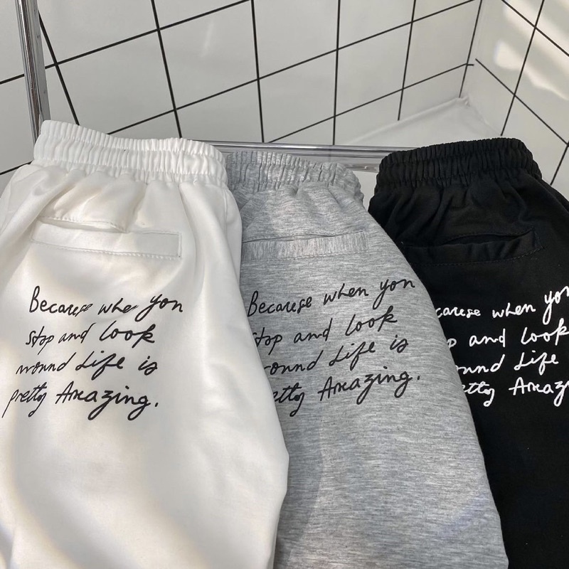 Quần Short BEC Nam Nữ Unisex (Ảnh Thật/Có Sẵn)