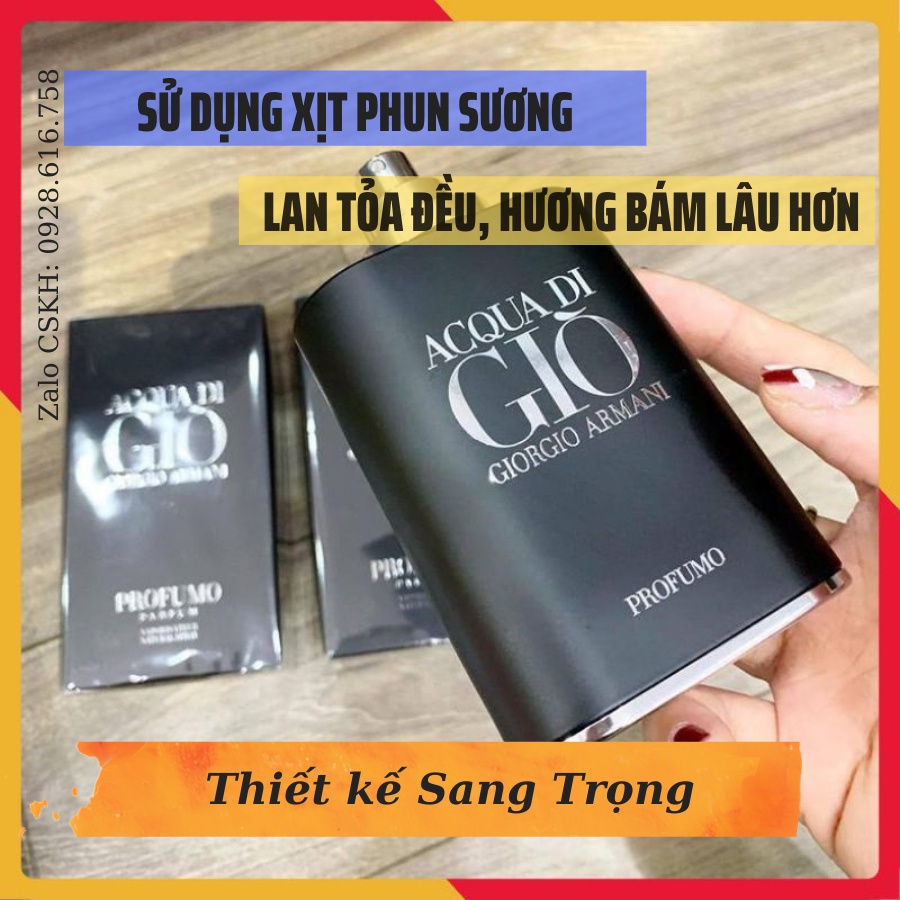 Nước Hoa Nam Cao Cấp Profumo 100ml Sang Trọng, Quyến Rũ