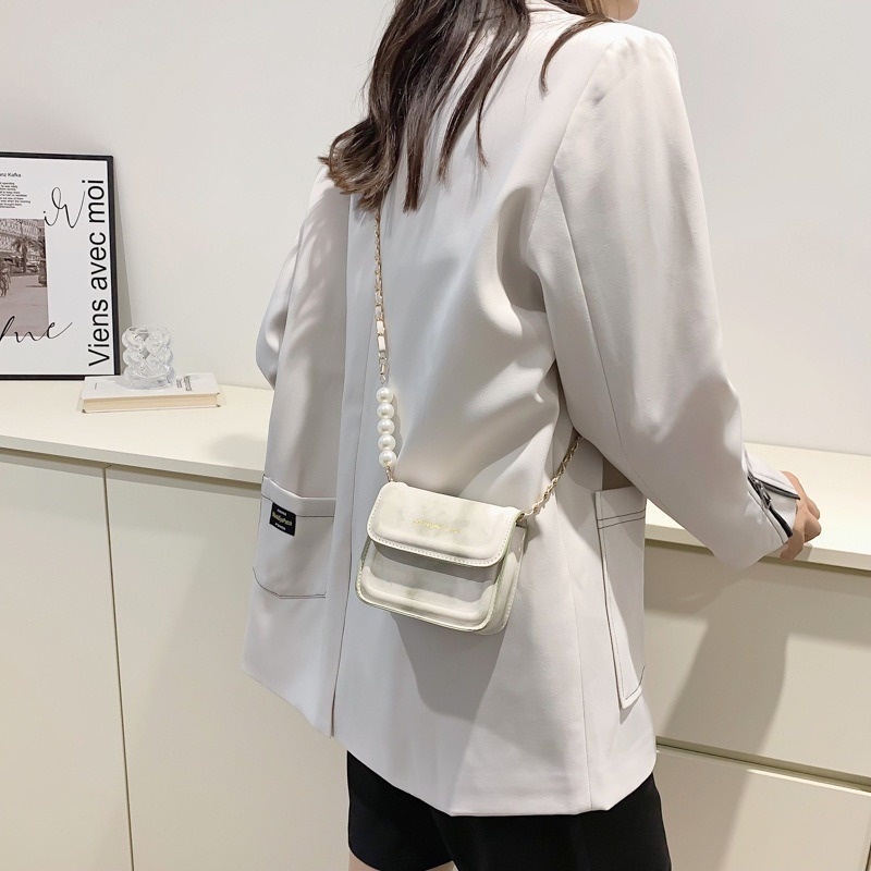 Túi Đeo Chéo Quai Xích Dáng Vuông Nhỏ NB00145 Thời Trang 2022