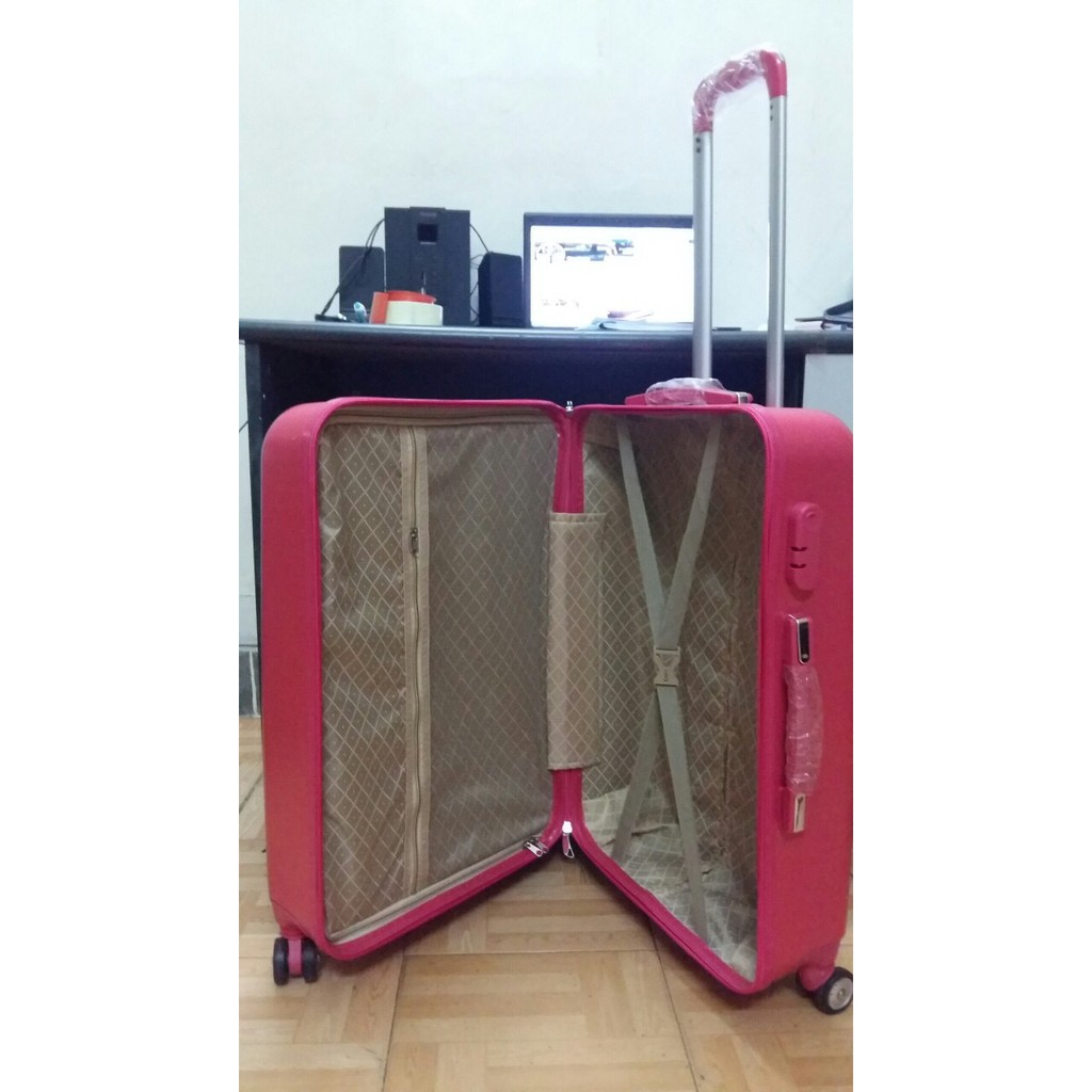 Bộ 2 vali kéo kim cương chống trầy xước, nhựa cao cấp