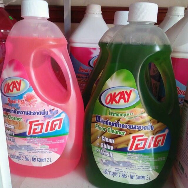 Nước Lau Sàn Okay - Thái Lan 2L ( hương hoa cỏ , sả thơm)