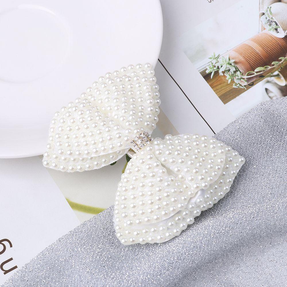 Kẹp Tóc Hình Nơ Đính Đá Lấp Lánh Hàng Mới